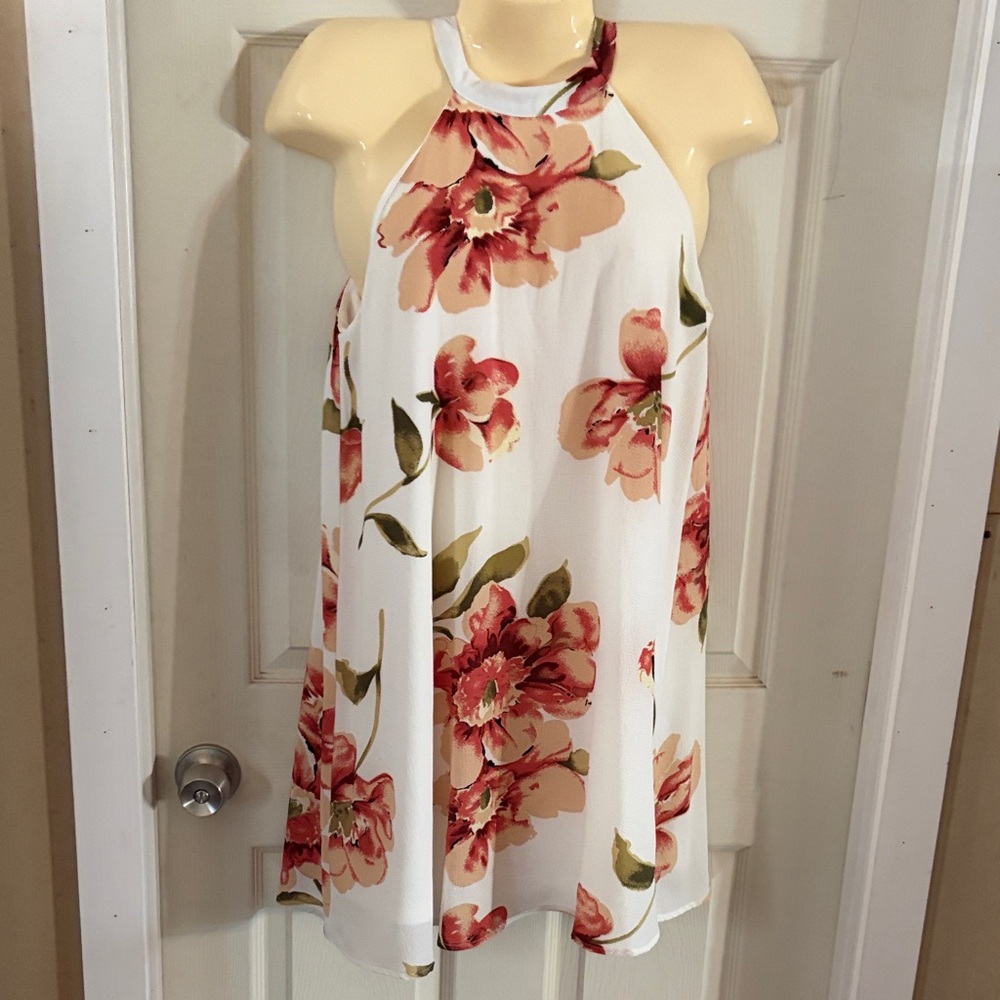 Floral Halter Dress